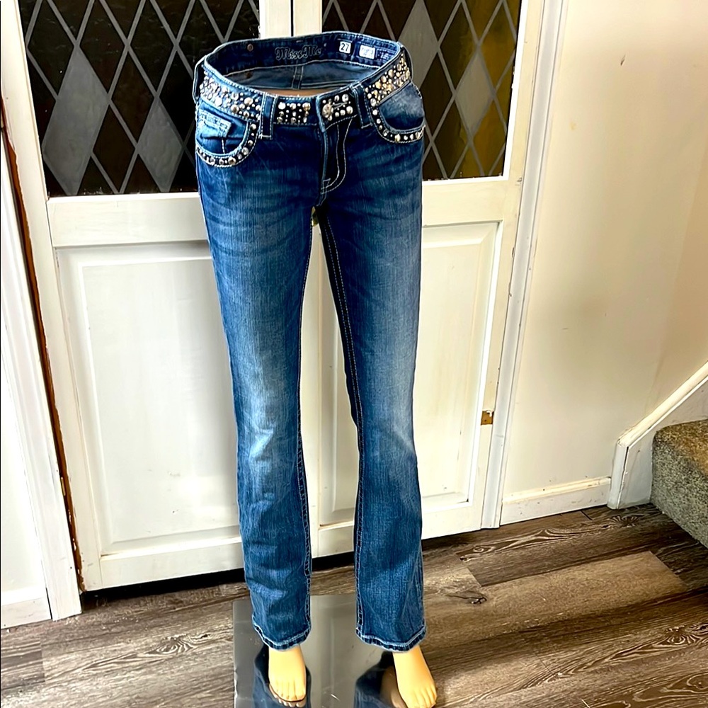 Miss Me JP42885 Bootcut Women's Embellished Jeans size 27